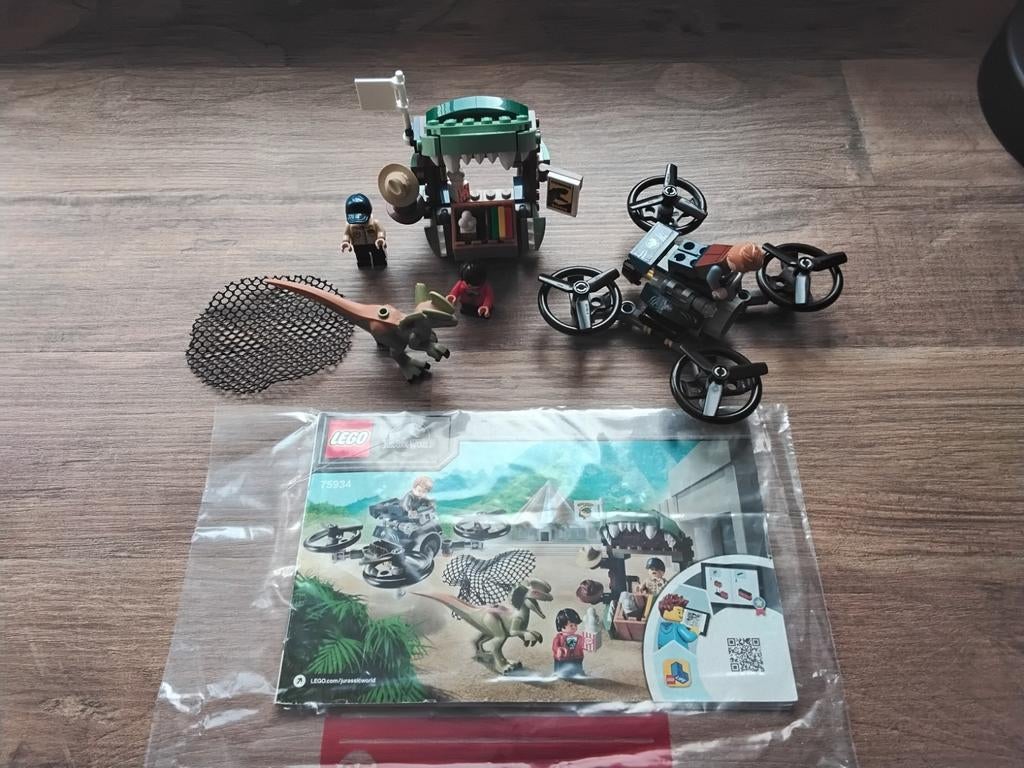 LEGO JURASSIC world Dilophosaurus on the loose - 75934, Ophalen of Verzenden