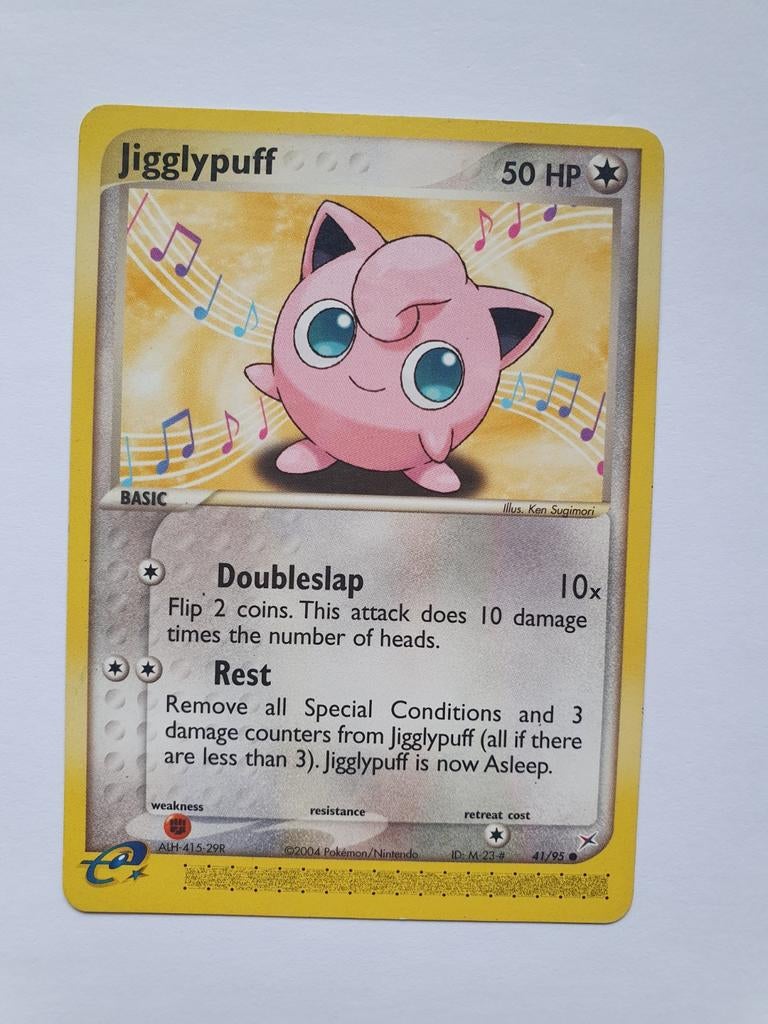 Jigglypuff 41/95 pokemon kaart, Ophalen of Verzenden