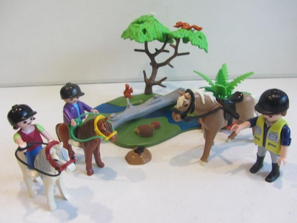 Playmobil Pony rijden door het bos – 5685, Ophalen of Verzenden, Gebruikt, Los playmobil