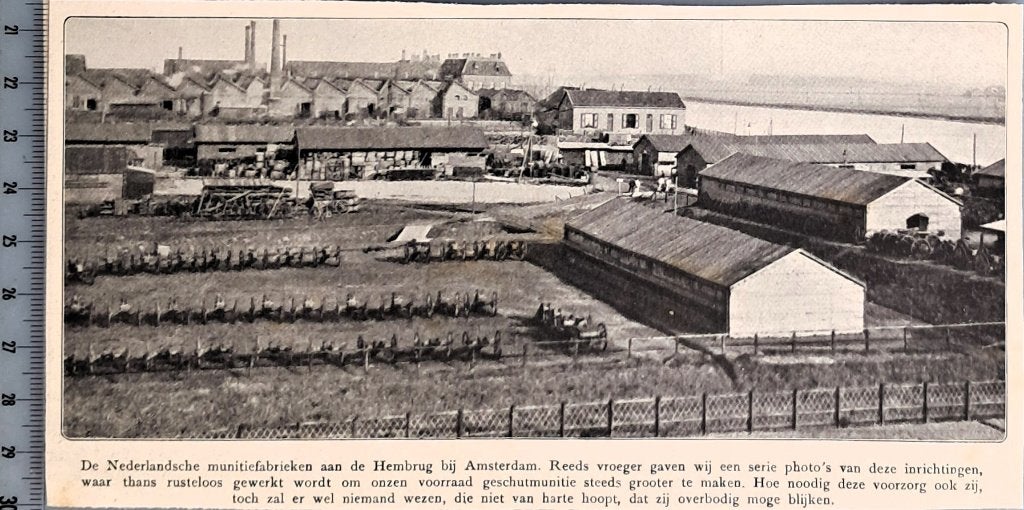 leger 1915: munitie- en wapenfabrieken aan de Hembrug, Verzenden, Voor 1940, Gebruikt, Overige onderwerpen