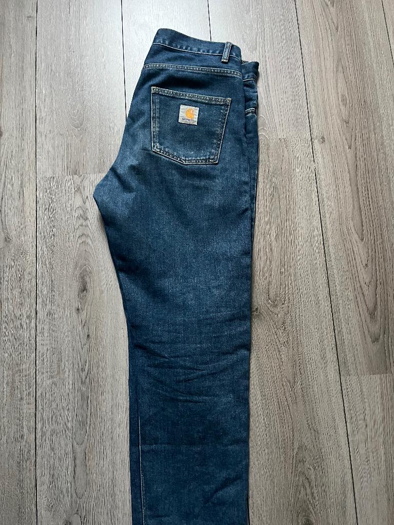 Carhartt spijkerbroek maat 31, Ophalen of Verzenden, Zo goed als nieuw, Blauw, W32 (confectie 46) of kleiner