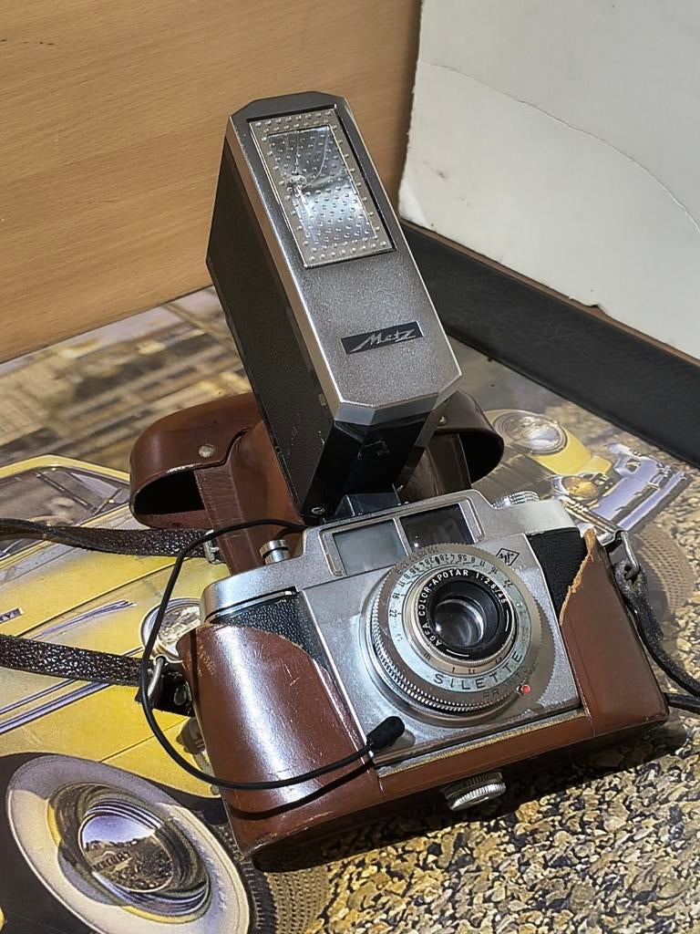 Agfa Silette Pronto vintage fotocamera werkend, Ophalen of Verzenden, Compact, Overige Merken