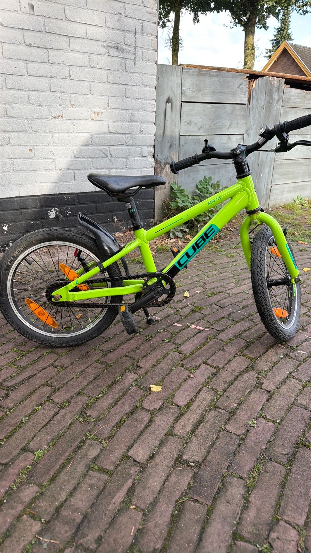 Kinderfiets, Ophalen, Terugtraprem, 16 inch, Handrem