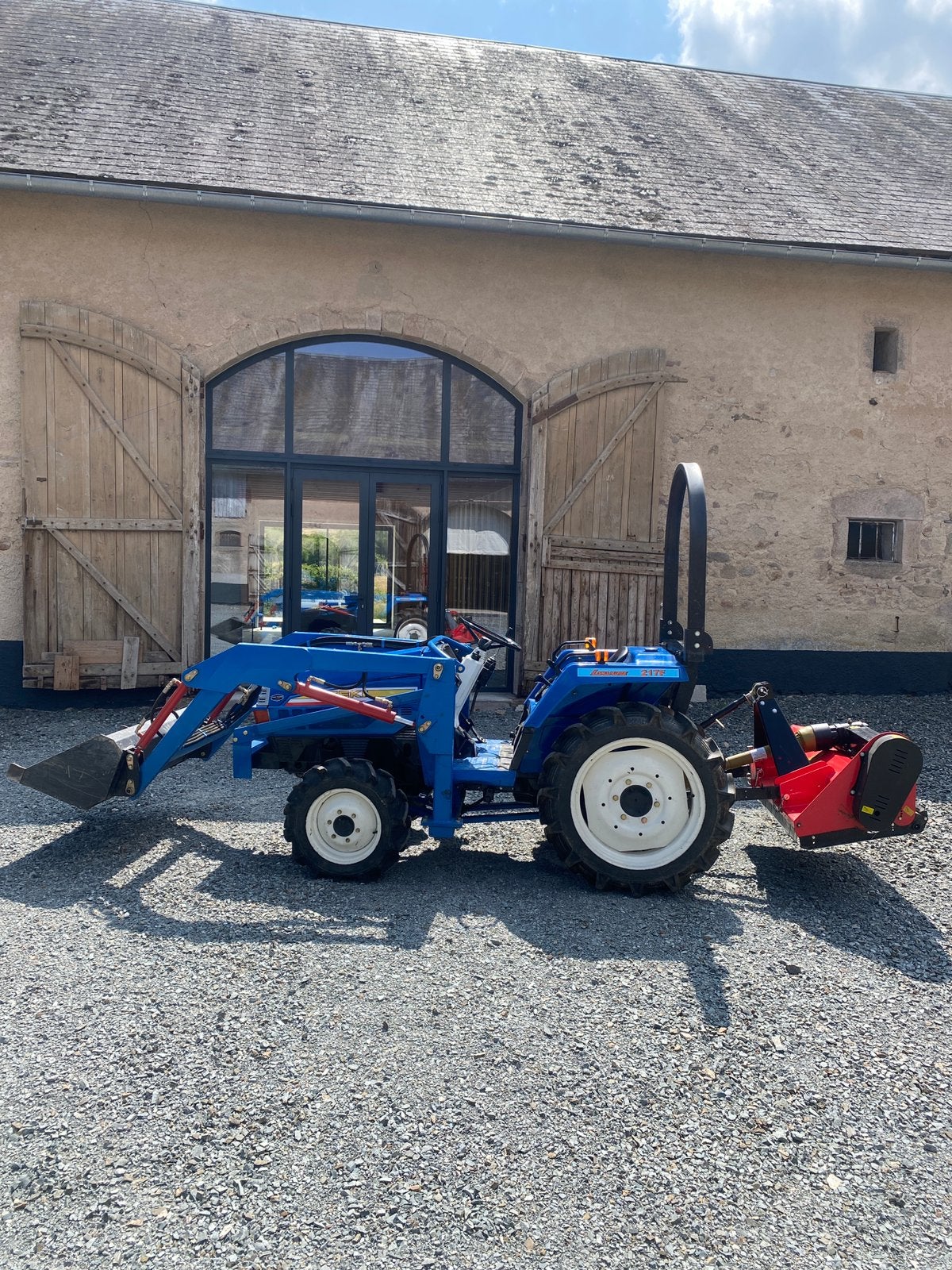 Midi tractor Iseki landhope 217 F  met klepelmaaier, Zakelijke goederen, Gebruikt, Tot 2500, Tot 80 Pk, Ophalen