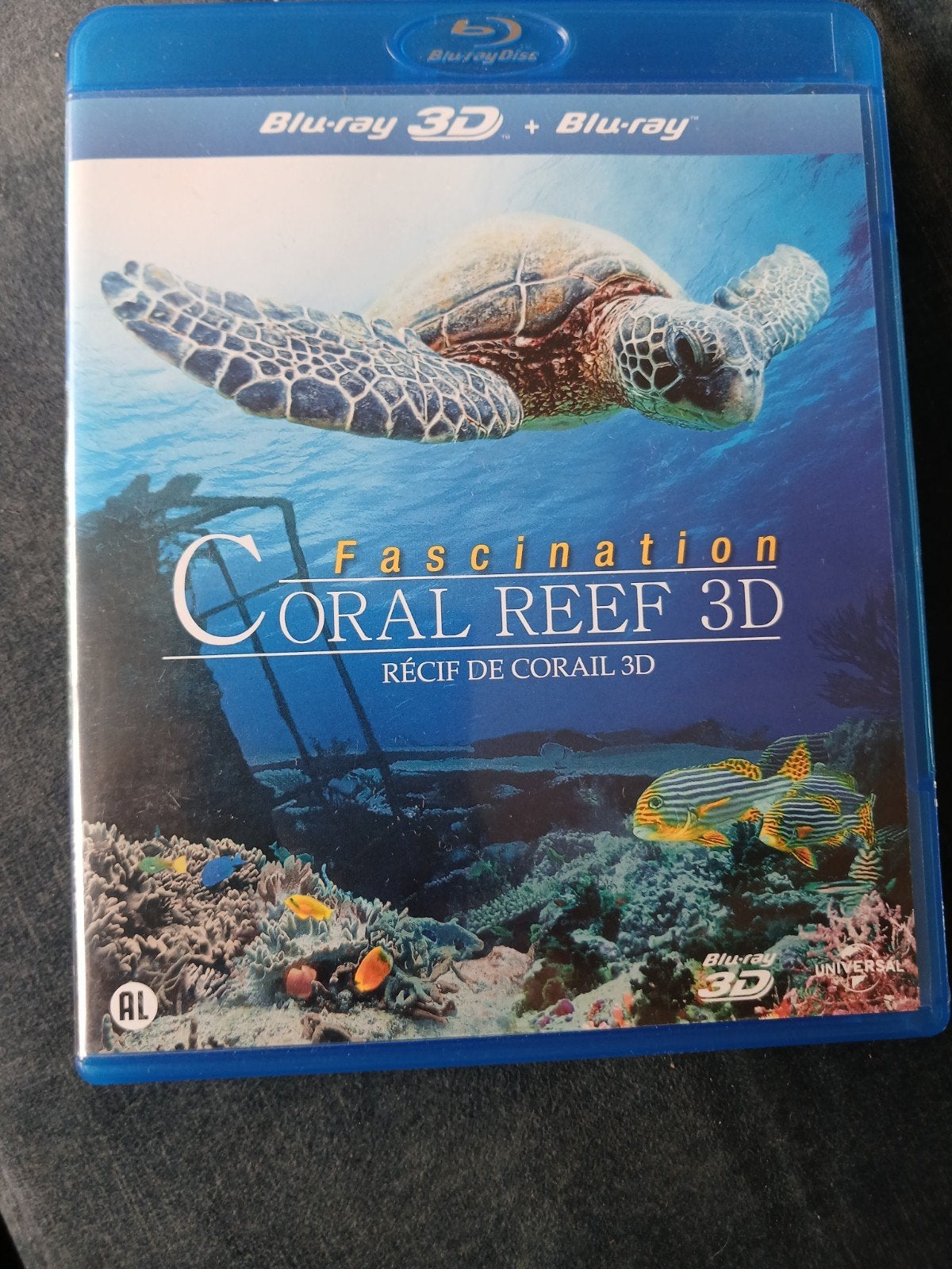 Coral Reef 3D Blu Ray, Cd's en Dvd's, Blu-ray, Ophalen of Verzenden, Zo goed als nieuw, Documentaire en Educatief