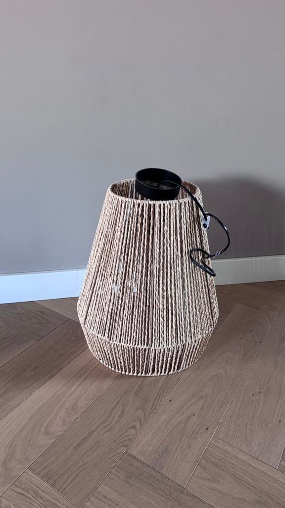 Lampenkap, Huis en Inrichting, Lampen | Lampenkappen, Ophalen of Verzenden, Zo goed als nieuw, Rond, 25 tot 50 cm