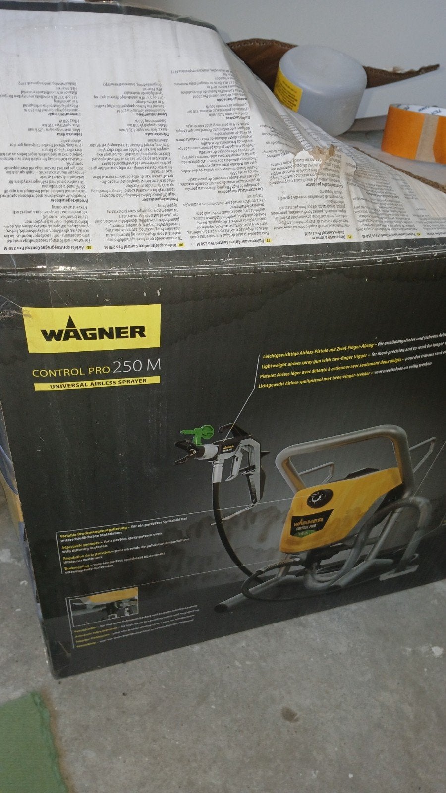 Wagner control pro airless spuit, Ophalen, Gebruikt, Verfspuit of Verfpomp