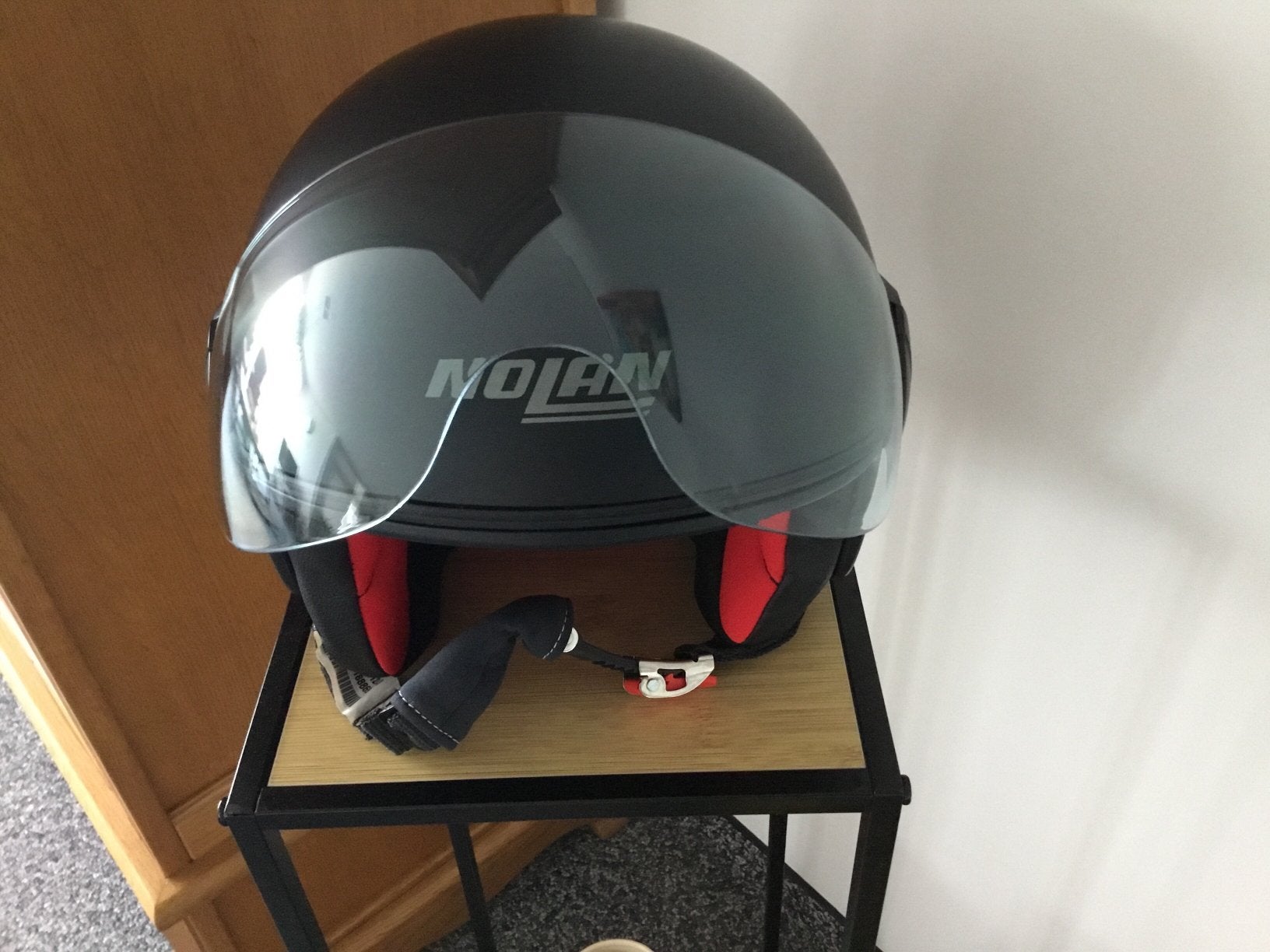 Motor/ Scooter helm NOLAN, Fietsen en Brommers, Ophalen of Verzenden, Zo goed als nieuw, Small
