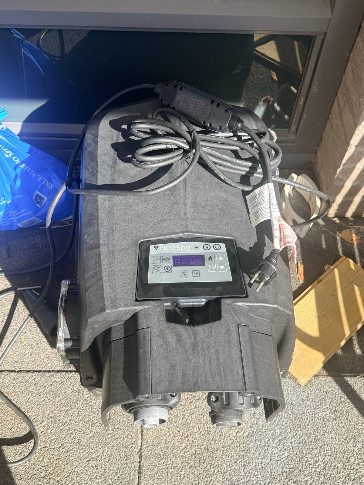 Purespa Jacuzzi Pomp en Verwarmingseenheid, Ophalen, Gebruikt, Pomp, Opblaasbaar