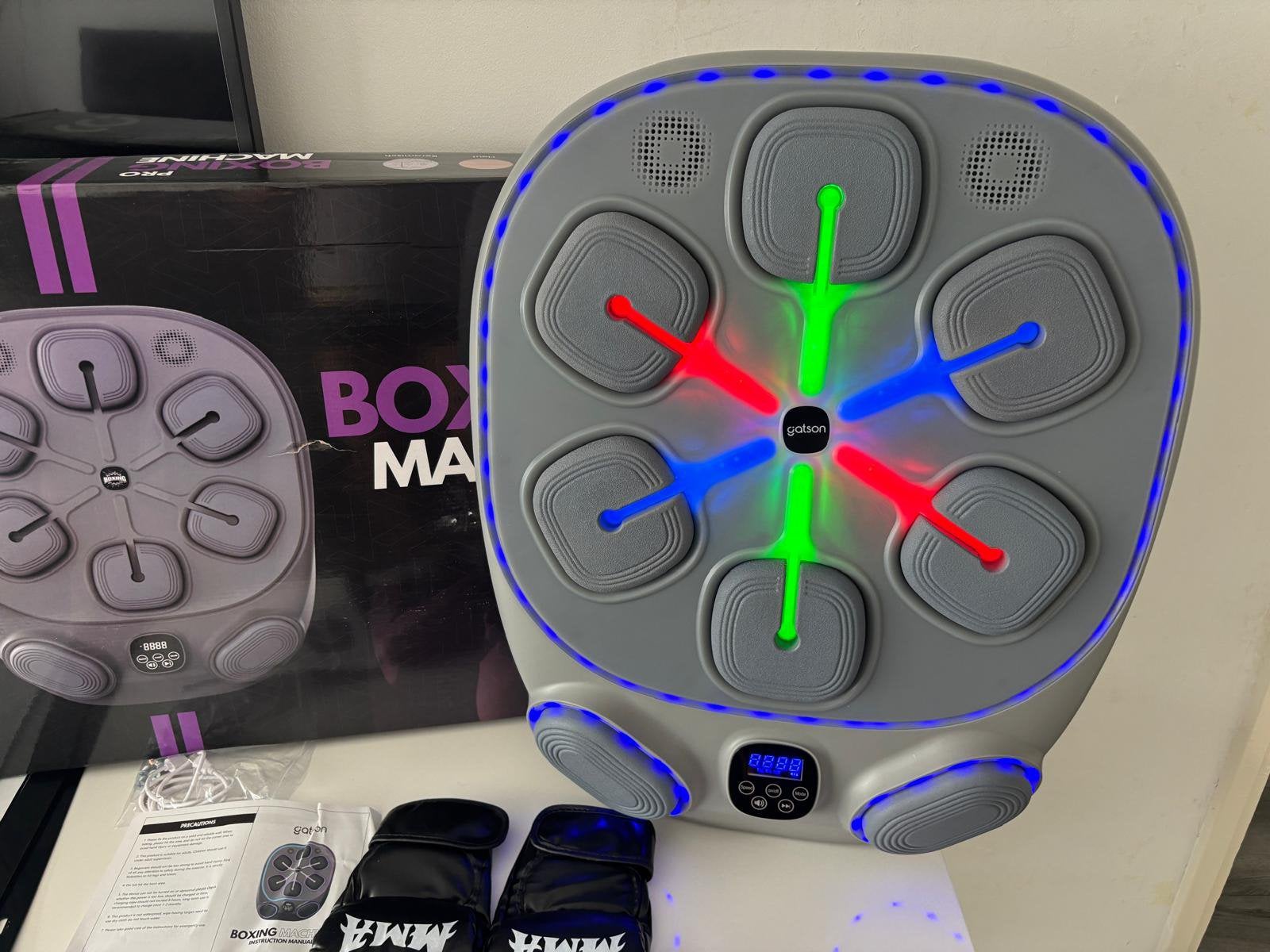 Gatson Pro Boxing Machine met muziek met handschoenen nieuw, Ophalen of Verzenden, Nieuw, Bokszak