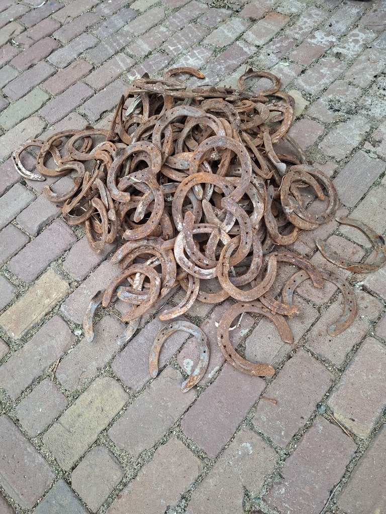 Hoefijzers, Ophalen, Gebruikt, Metaal