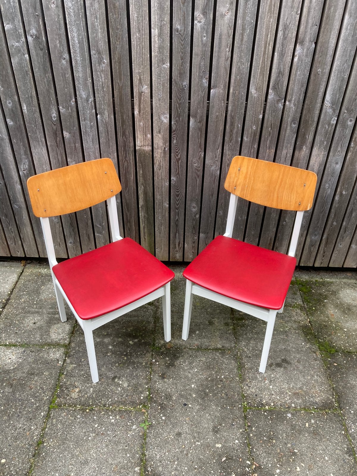 Set van twee vintage stoelen jaren 70, Ophalen