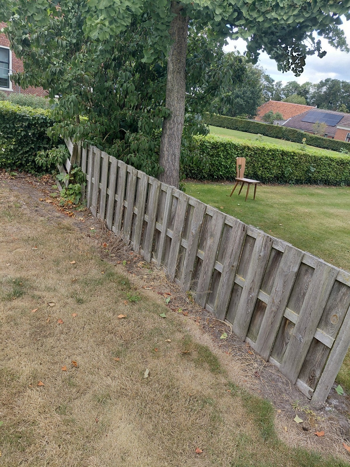 Houten schuttingdelen laag, Ophalen, 6 meter of meer, Hout, 1 tot 2 meter