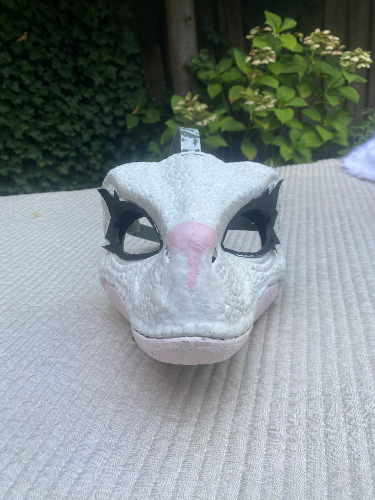 Dino masker - Raptor masker - Cosplay masker, Ophalen of Verzenden, Gebruikt, Jongen of Meisje