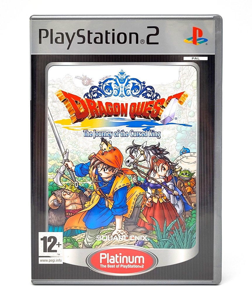 Dragon Quest: The Journey of the Cursed King - Playstation 2, Gebruikt, 1 speler, Ophalen of Verzenden, Role Playing Game (Rpg)