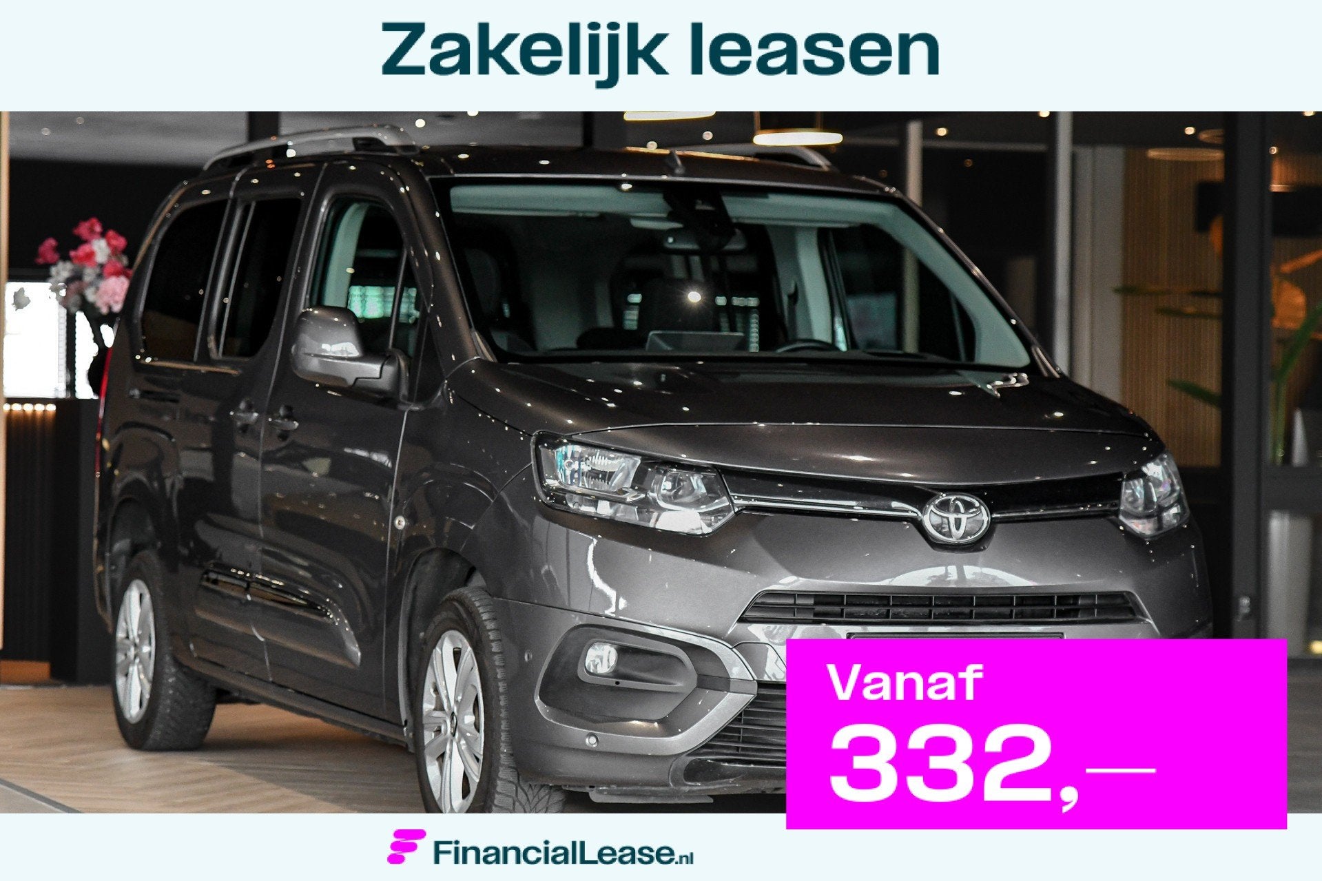 Toyota PROACE CITY VERSO 1.2 Turbo Professional Long 7p. HUD, Parkeersensor, Stof, Gebruikt, 7 stoelen