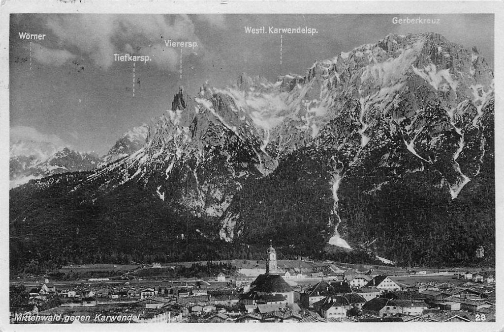 701-407-027 Mittenwald, Ophalen of Verzenden, Voor 1920, Duitsland