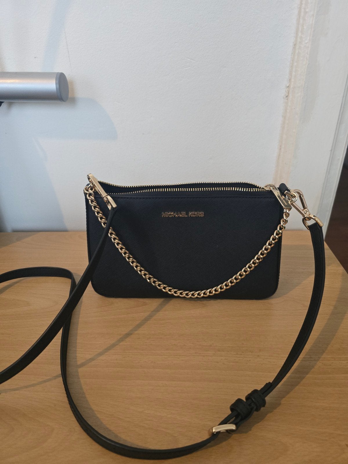 michael kors tas, Ophalen of Verzenden, Gebruikt, Zwart, Handtas
