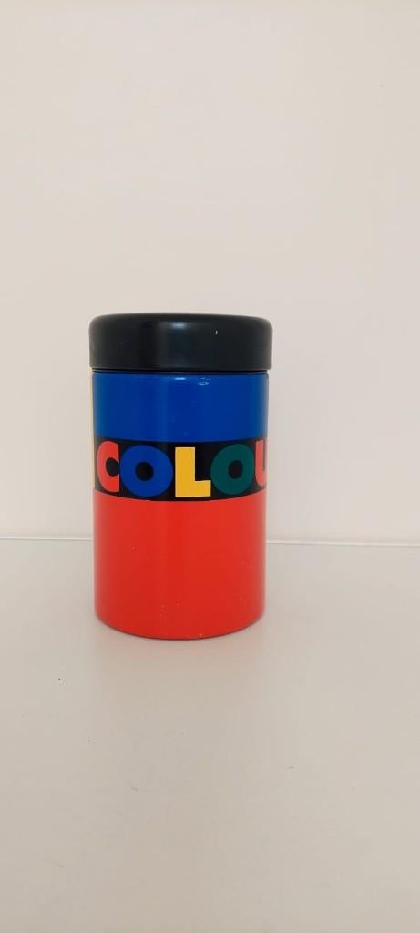 Retro vintage Jaren 80 Brabantia bus blik voorraad, Eu, Eu, Ophalen of Verzenden, Zo goed als nieuw