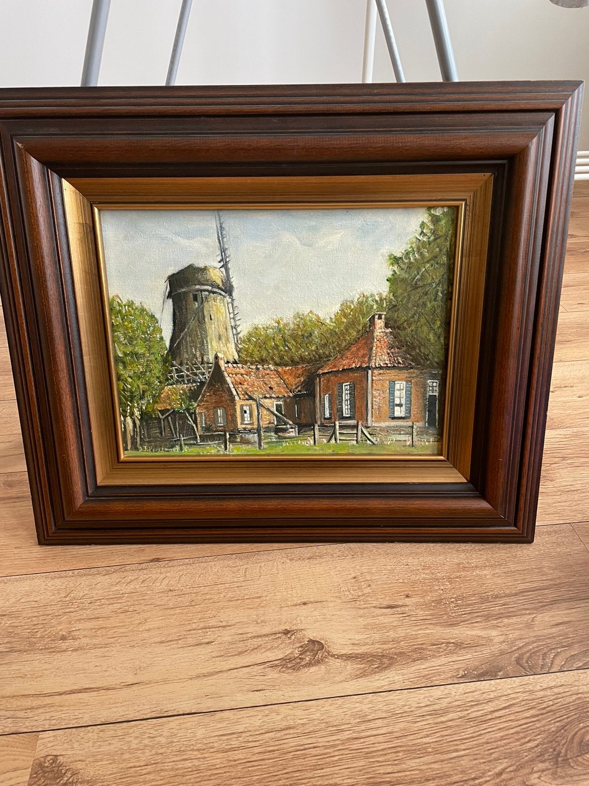 Mooie  schilderij 62cm breed en 52 cm hoog, Ophalen of Verzenden, Zo goed als nieuw, 50 tot 75 cm, Schilderij
