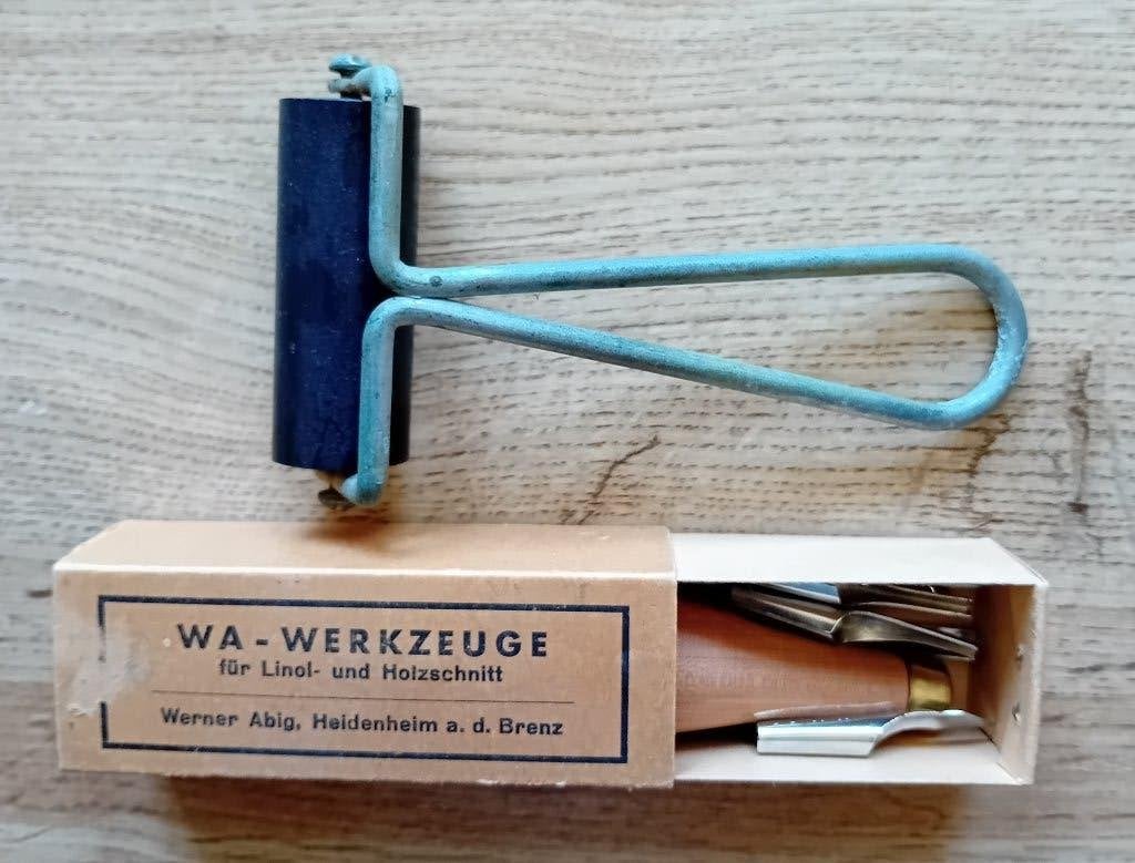 Linoleum snijden (gutssetje), Ophalen of Verzenden, Gebruikt, Overige typen