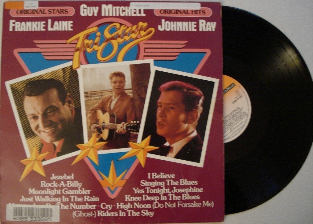 Tri-Star - Guy Mitchell, Frankie Laine, Johnnie Ray, LP, Gebruikt, Ophalen of Verzenden, 12 inch