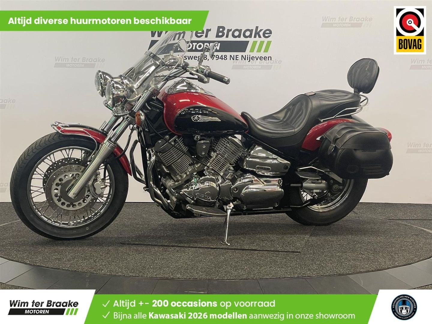 Yamaha XVS 1100 DragStar Classic (bj 2000) 44,512 km, Motoren, Motoren | Yamaha, Bedrijf, Chopper, meer dan 35 kW, 2 cilinders