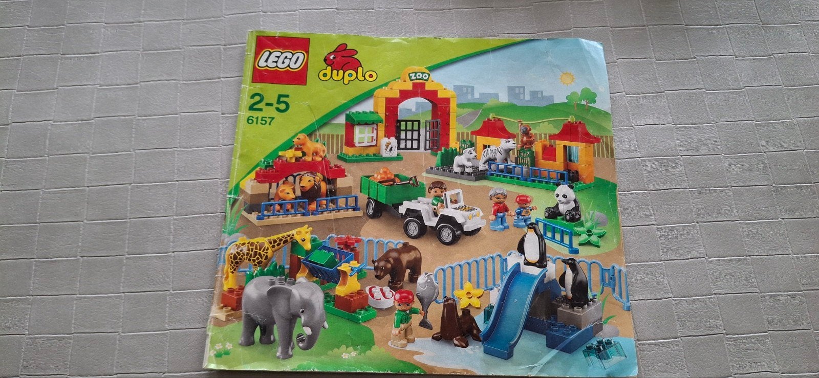 Duplo Dierentuin Compleet met Opbergbak - Zeer Goede Staat, Kinderen en Baby's, Speelgoed | Duplo en Lego, Ophalen of Verzenden
