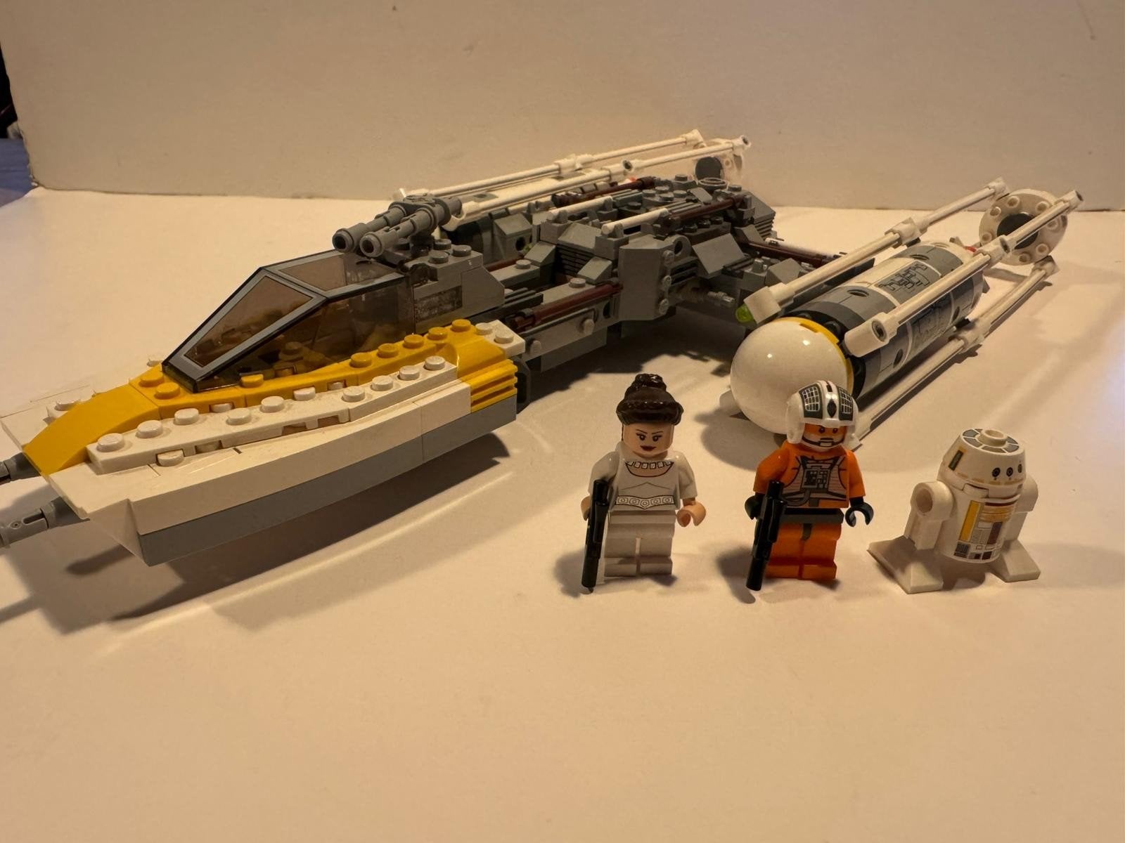 Lego Star Wars gold leaders Y-Wing Starfighter set 9495, Inclusief minifiguren, Gebruikt, Star Wars, Lego