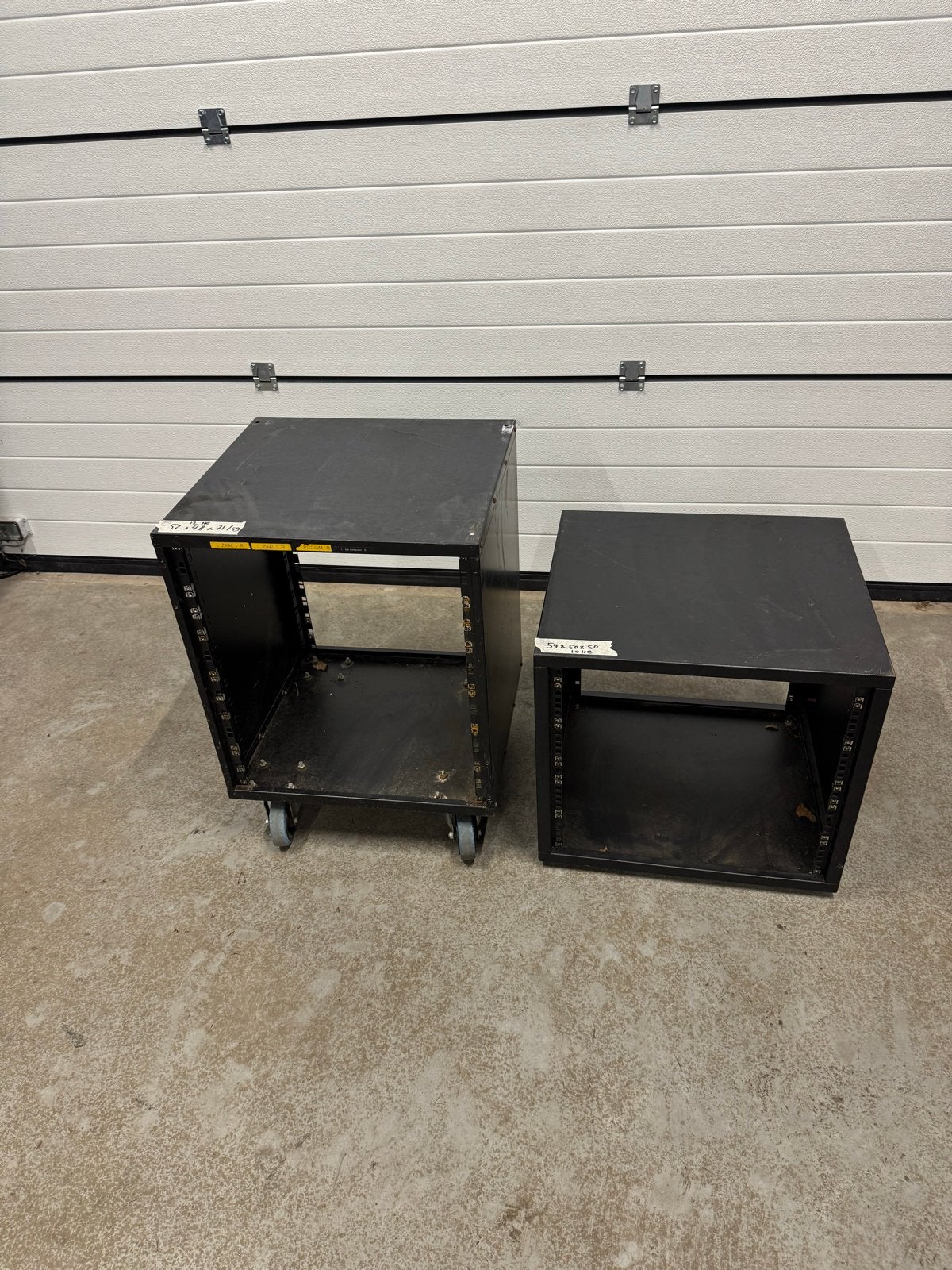 2x Stalen 19 inch rack (12 HE en 10 HE), Ophalen of Verzenden, Gebruikt, Overige instrumenten