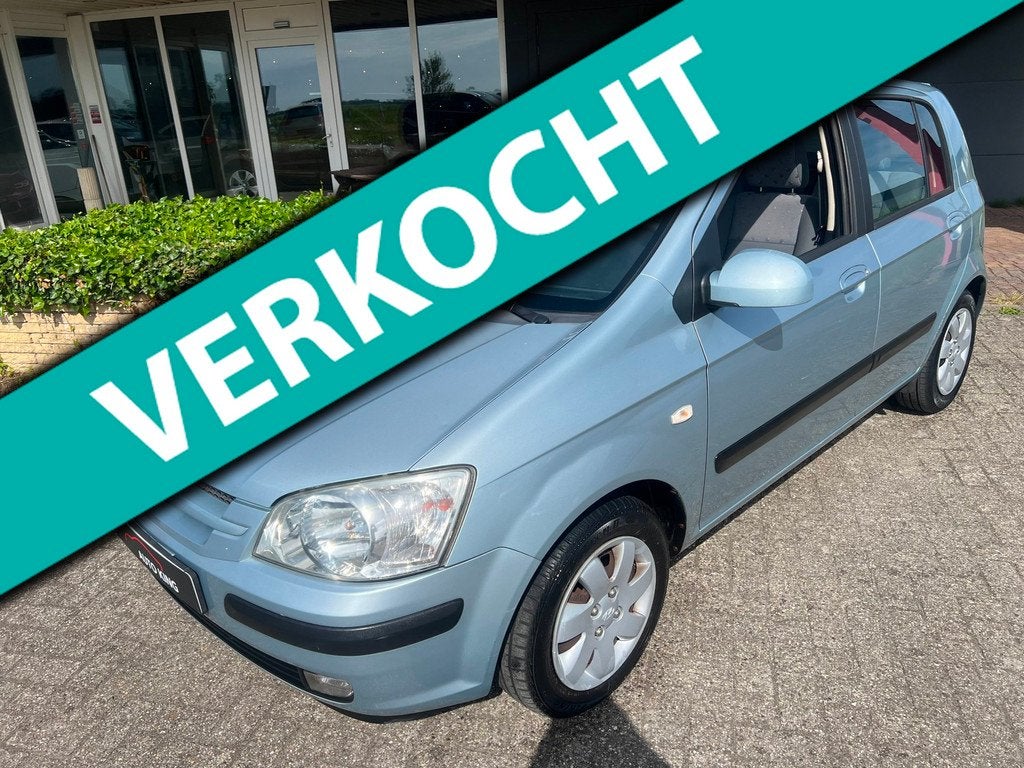Hyundai Getz 1.3i Dynamic Sky AIRCO UNIEK KM APK+NAP, Auto's, Hyundai, Bedrijf, Te koop, Getz, Airbags, Airconditioning, Elektrische ramen