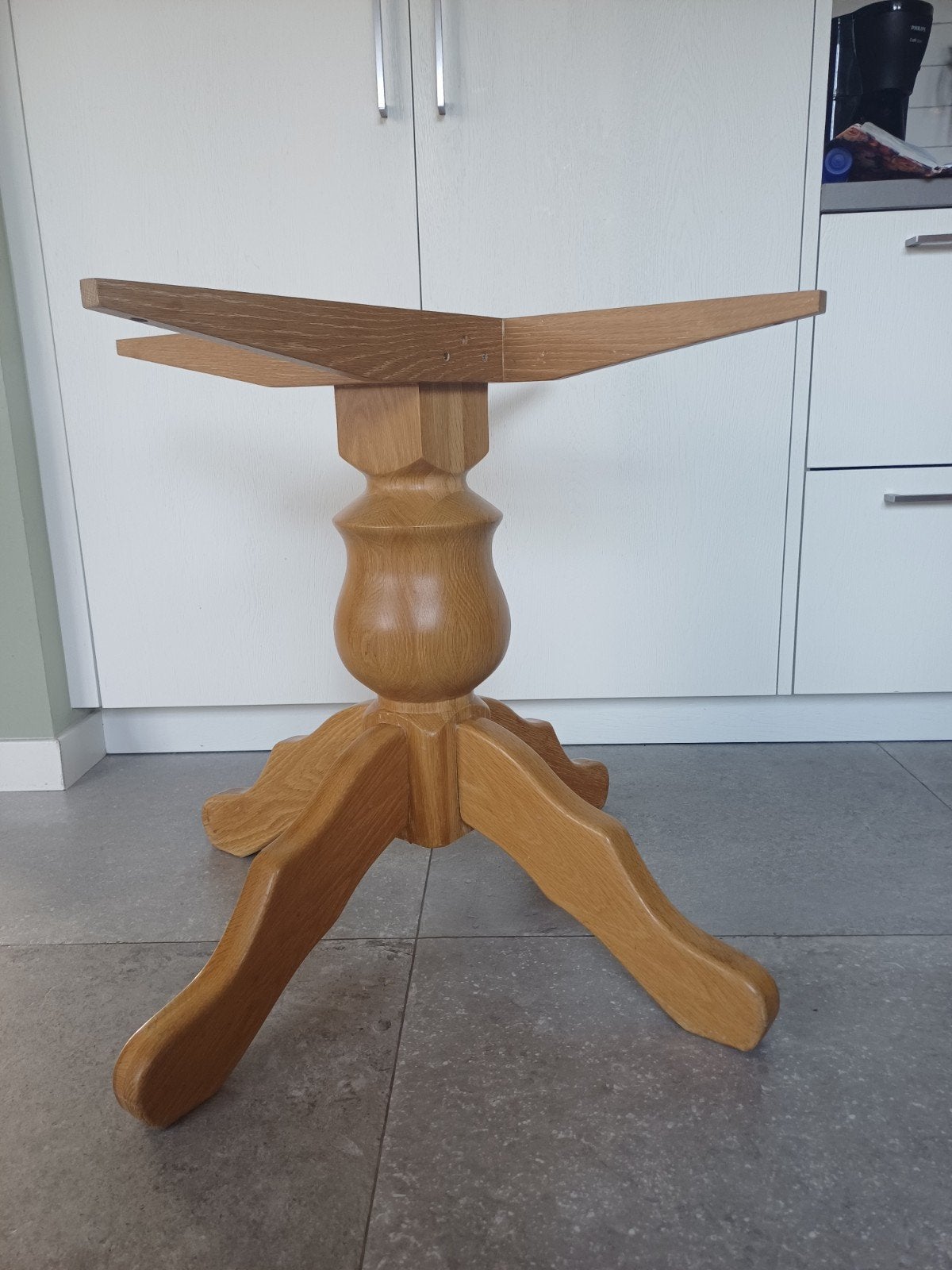 Massief eikenhouten tafelonderstel, Tafelpoot, 50 tot 100 cm, 100 tot 150 cm, Eikenhout