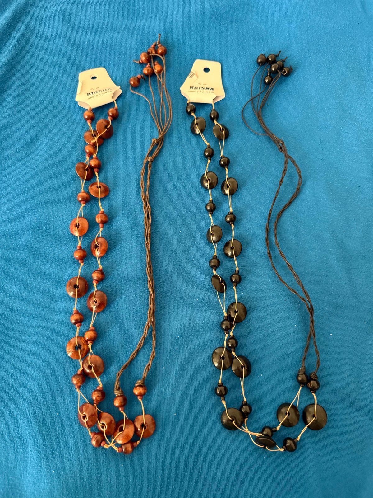 Ceintuur met houten kralen- Nieuw -zwart of bruin, Kleding | Dames, Riemen en Ceinturen, 80 tot 90 cm, Bruin, Nieuw, Tailleriem