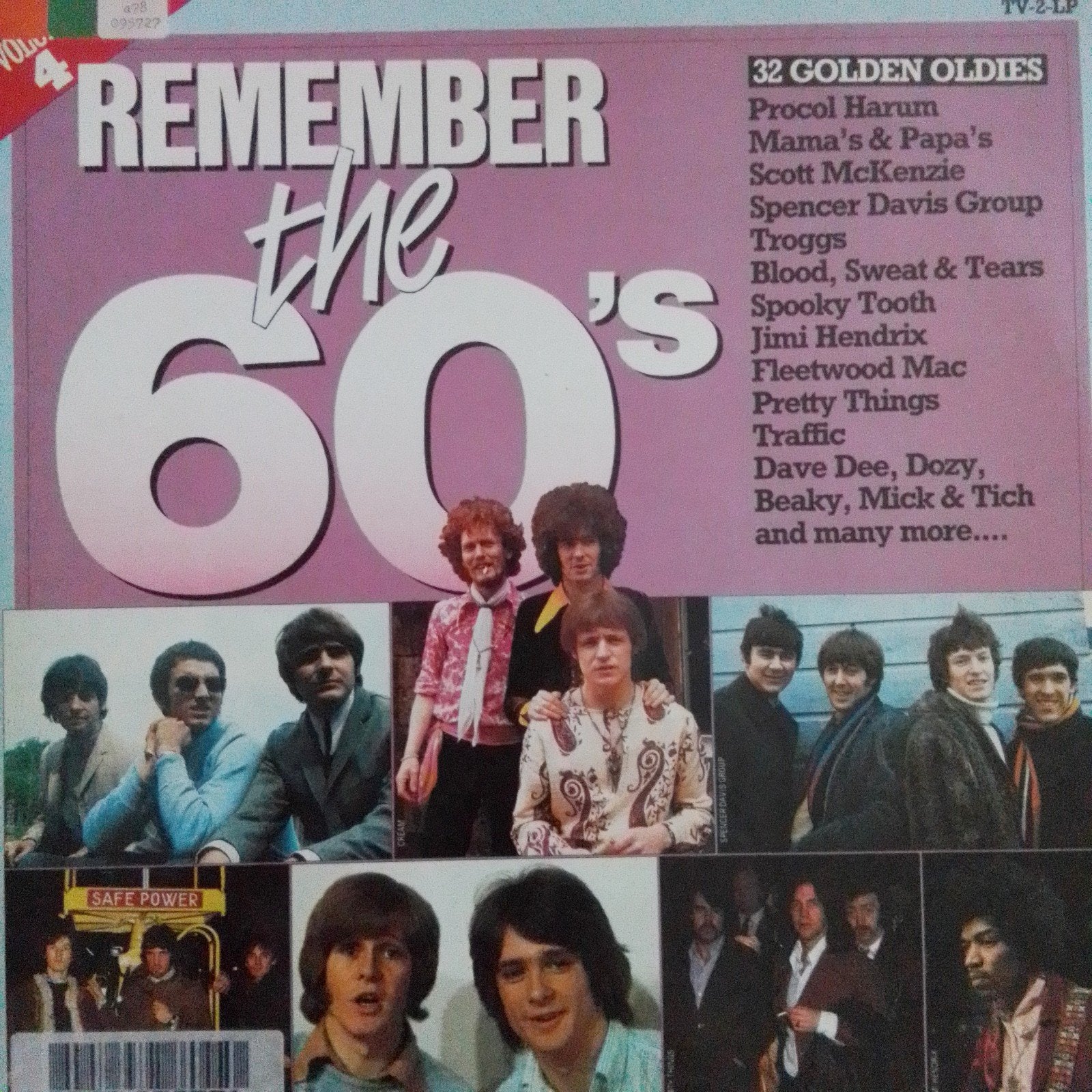 Dubbel LP: Remember The 60's Volume 4. Met oa Procol Harum., Inclusief binnenhoes, Ophalen of Verzenden, Gebruikt, Dubbel-LP