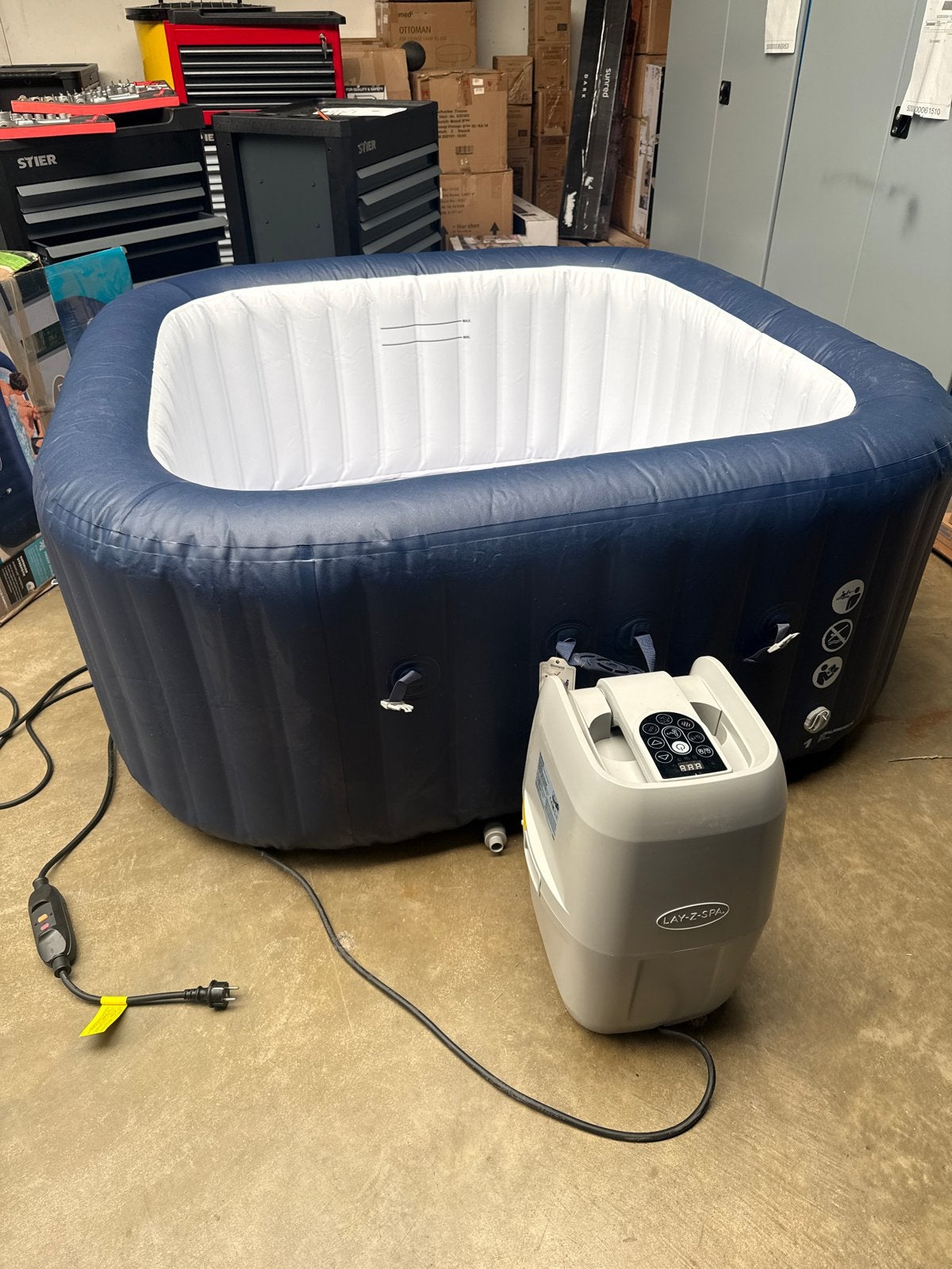 Bestway lay-z-spa Opblaasbare Jacuzzi met Pomp en Filter, Bestway, Bestway, Ophalen of Verzenden, Bestway