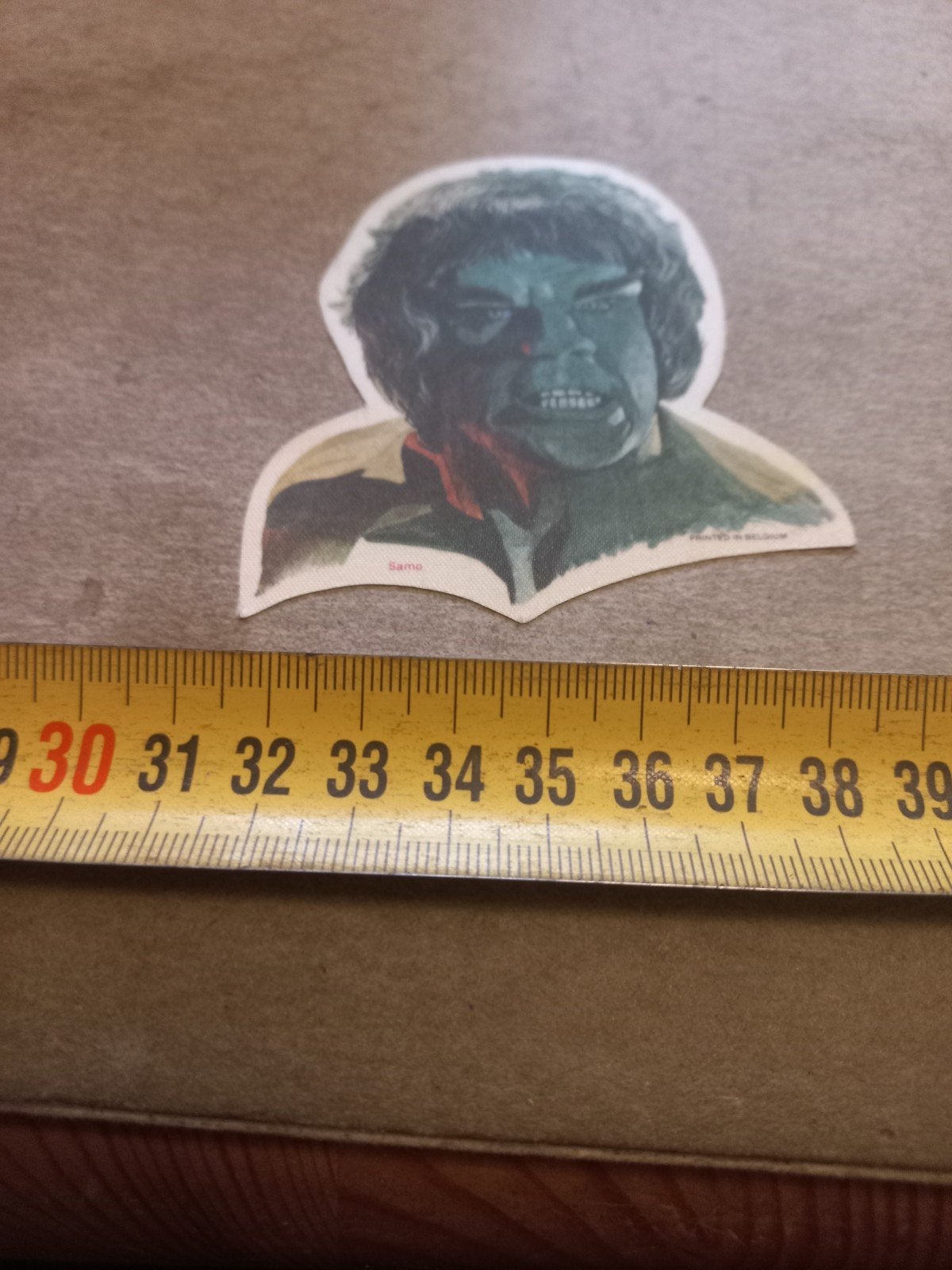 Vintage Incredible Hulk Sticker - Jaren '70 Marvel Comics, Ophalen of Verzenden, Gebruikt, Strip of Tekenfilm