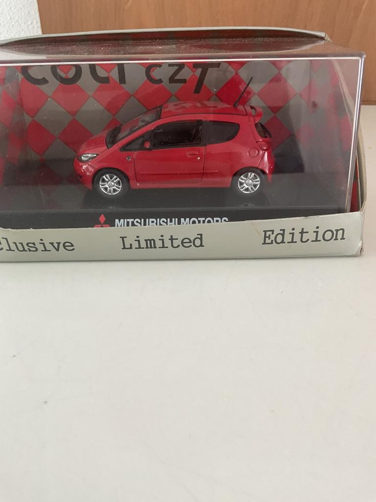 Mitsubishi Colt nieuw in doos vitrine, Ophalen, Nieuw, Auto, Overige merken