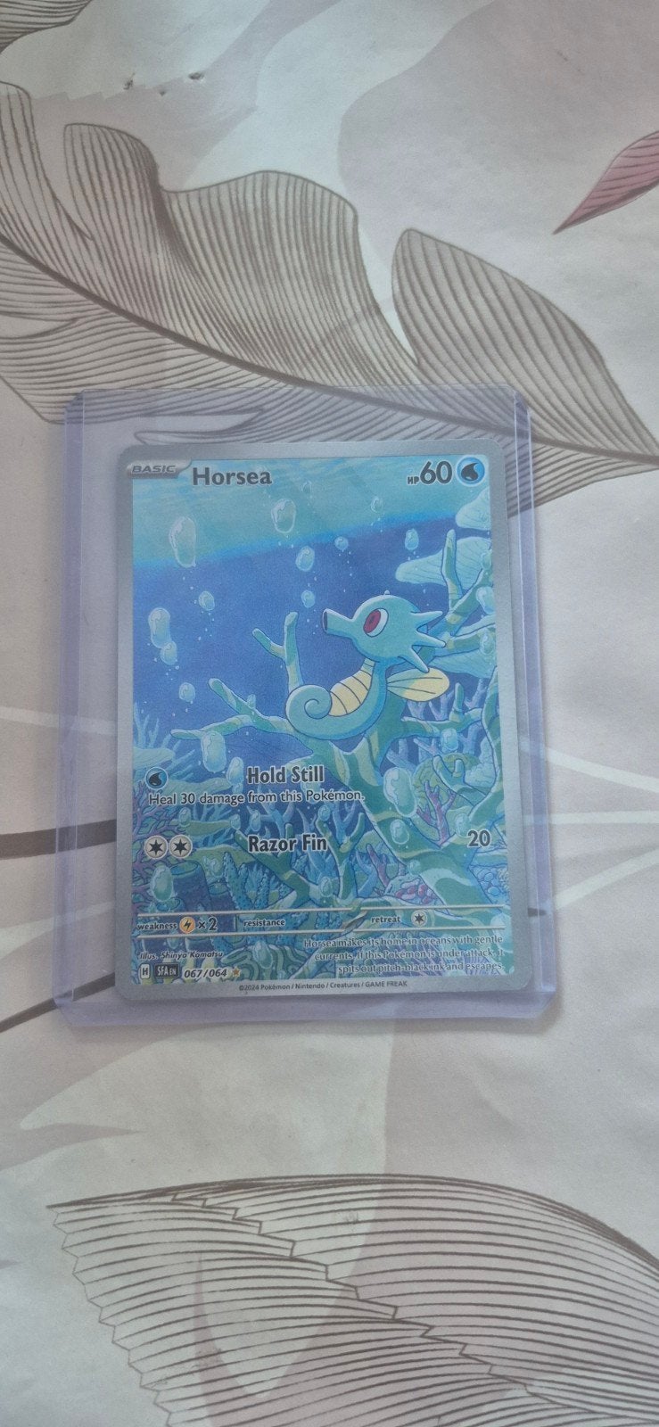 Horsea Pokemon Kaart, Hobby en Vrije tijd, Verzamelkaartspellen | Pokémon, Ophalen of Verzenden, Nieuw, Losse kaart, Foil
