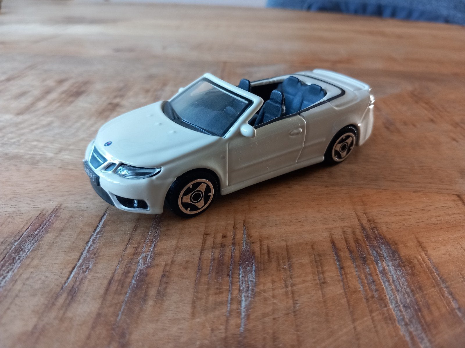 Saab 9-3 cabrio 1:43, Ophalen of Verzenden, Zo goed als nieuw, Auto