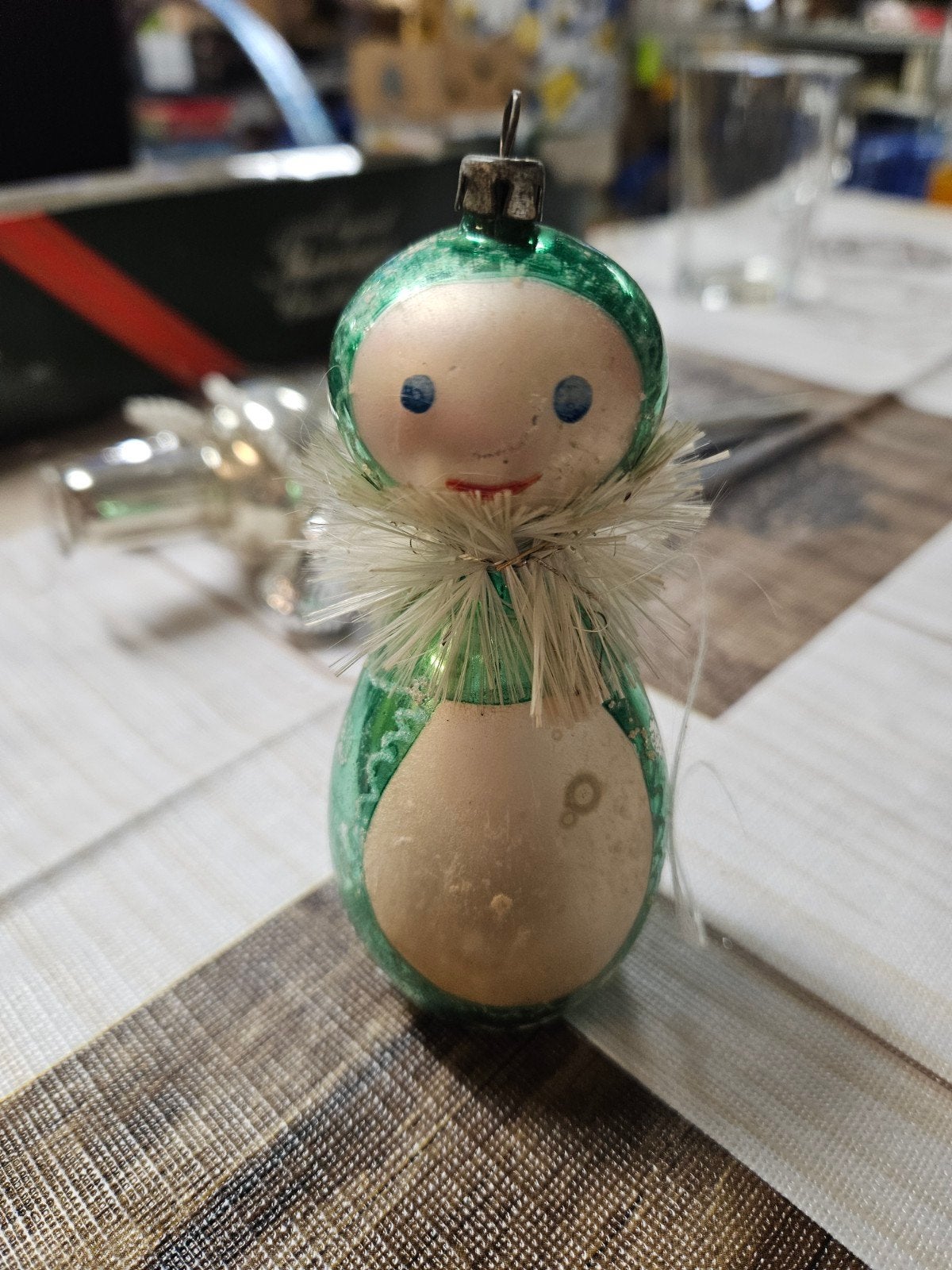 vintage kerstbal, Ophalen, Gebruikt