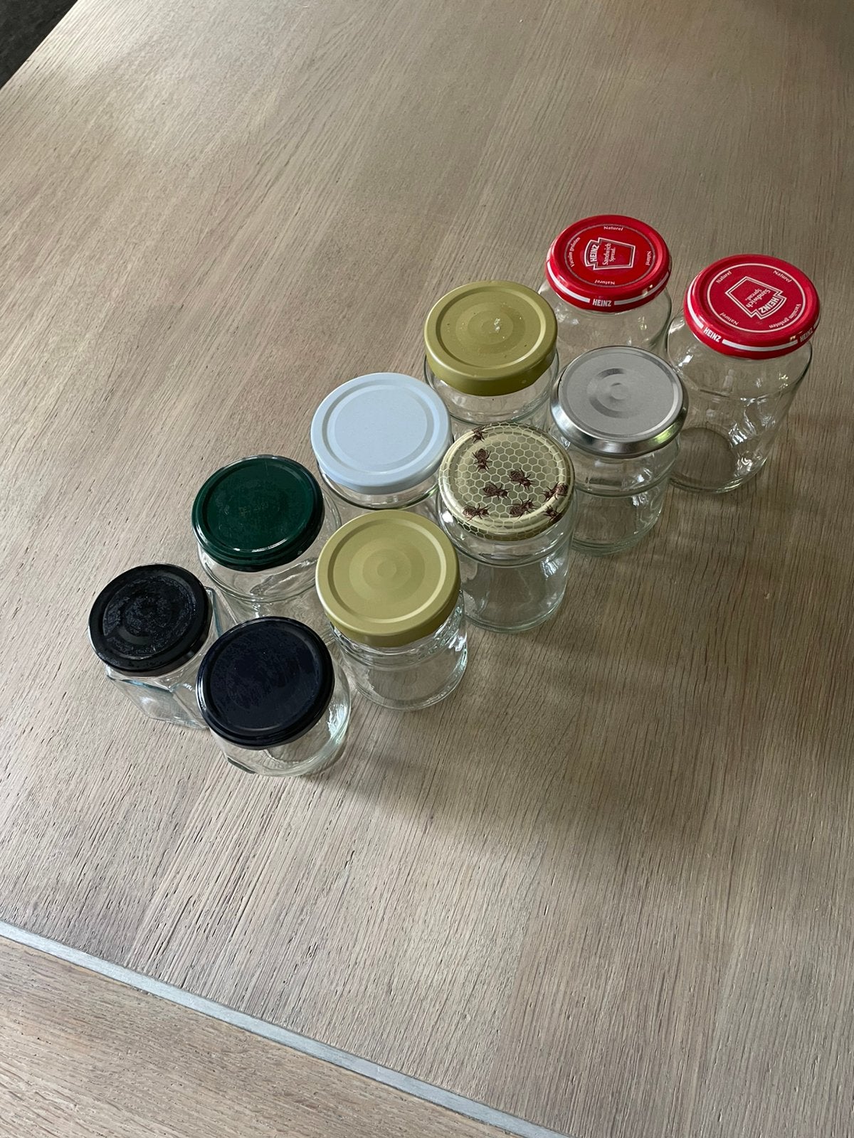Glazen potjes 10 stuks, Ophalen of Verzenden