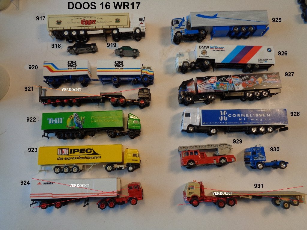 losse verkoop schaal 1op 87 modellen, Ophalen of Verzenden, Gebruikt, Bus of Vrachtwagen, Overige merken
