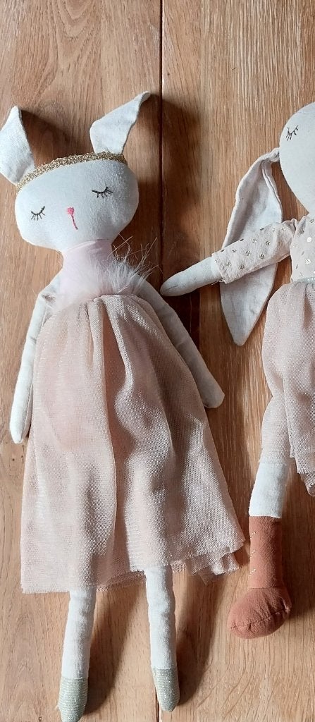 Nieuw:  ballerina konijn Zara Home, Overige merken, Overige karakters, Middelgroot (20 tot 80 cm), Beige