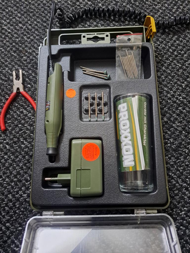 Proxxon Graveerset voor Glas + Keramiek, Doe-het-zelf en Verbouw, Gereedschap | Handgereedschap, Ophalen of Verzenden, Zo goed als nieuw
