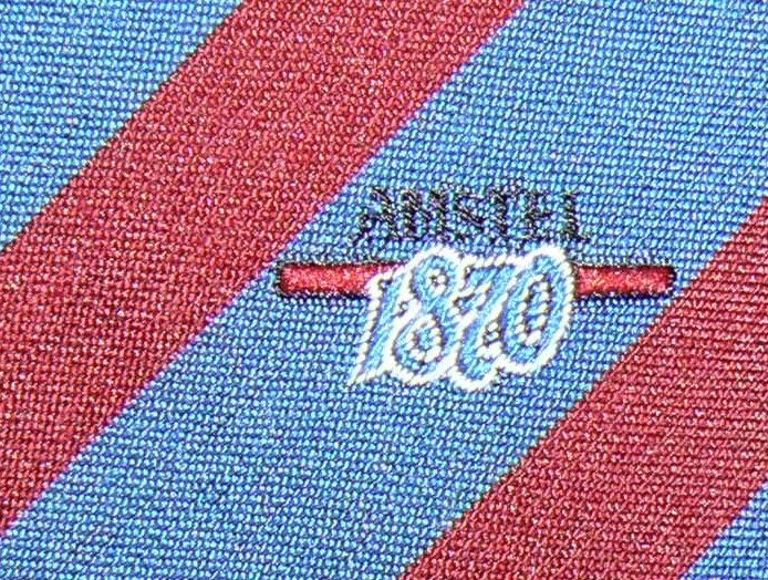 Amstel 1870 Bier stropdas lichtblauw en rood gestreept, Ophalen of Verzenden, Nieuw, Kleding, Amstel