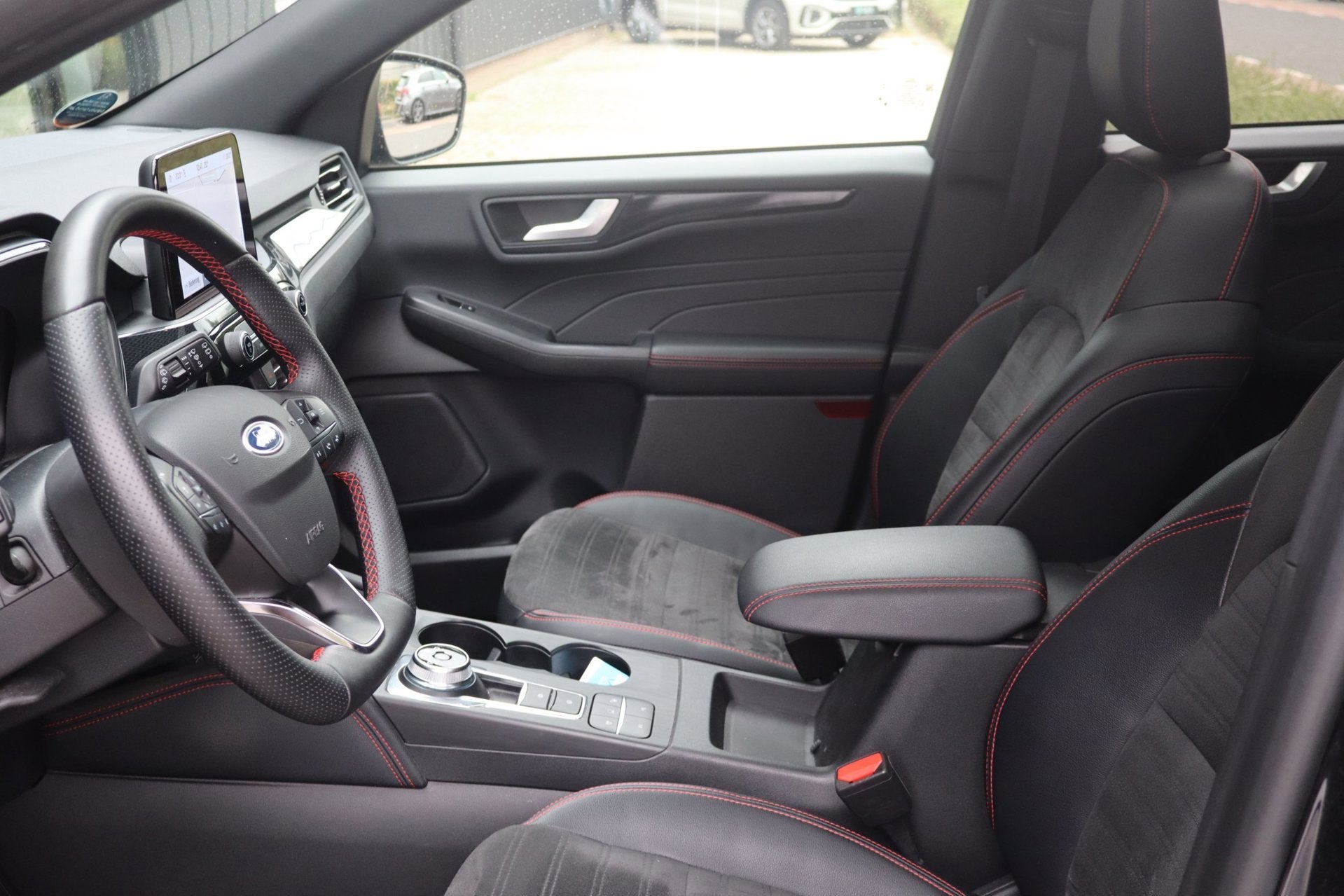 Ford Kuga 2.5 PHEV ST-Line X|Automaat|LED|Head Up|Pano|Camer, Auto's, Dealer onderhouden, Gebruikt, Zwart, 4 cilinders