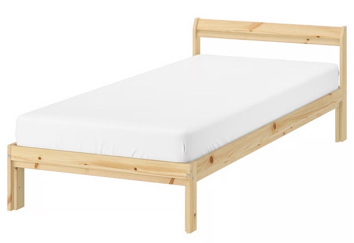 IKEA UTÅKER eenpersoonbed  met ÅSVANG matras, Ophalen, 90 cm, Zo goed als nieuw, 200 cm