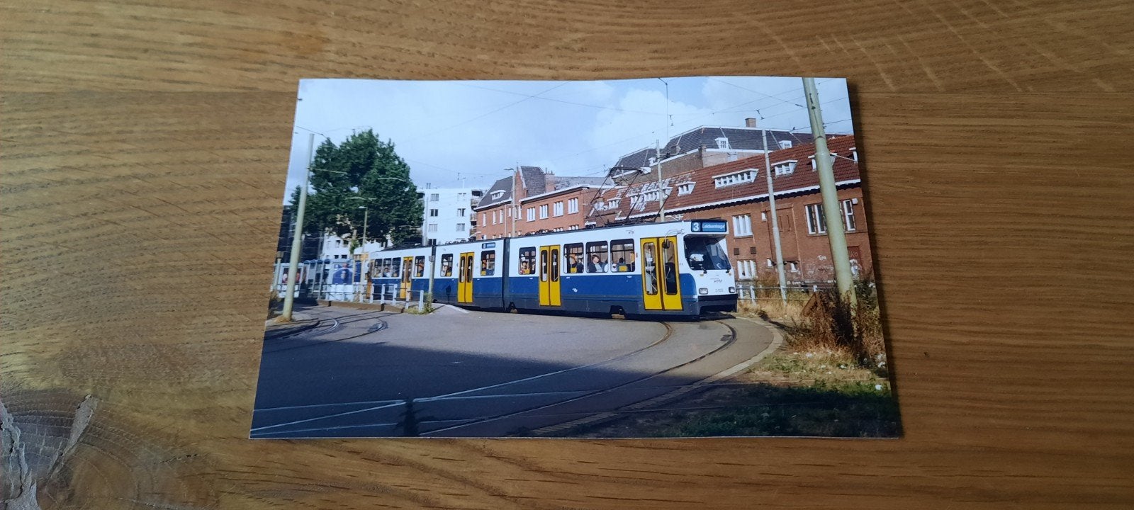 Tram foto HTM 3102 - Den Haag 1994, Ophalen of Verzenden