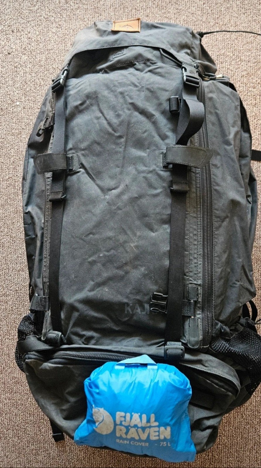 Fjällräven Kajka 75 liter G-1000, Ophalen of Verzenden, Gebruikt, Rugzak