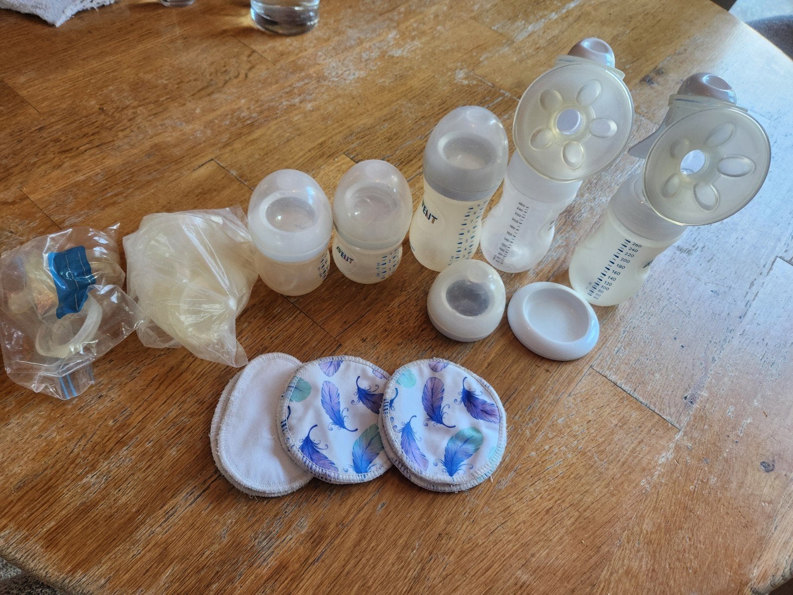 2x handkolf philips avent en assecoires, Ophalen of Verzenden, Gebruikt, Borstkolf